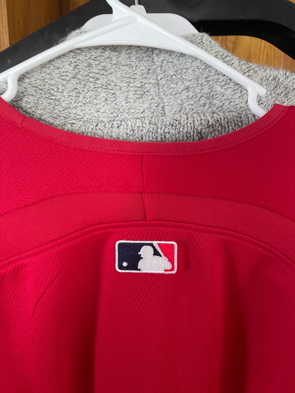 Boston Red Sox Shirt Mens XL Red Pullover MLB Majestic - Picture 7 of 7